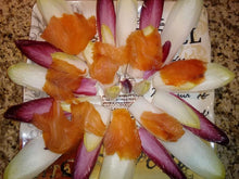 Load image into Gallery viewer, Endive Salad with Salmon Smoked - Capers - Orange - Golden Berry - Almonds - Tomato
