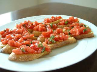 Bruschetta with Tomato - Basil / buy more - pay less