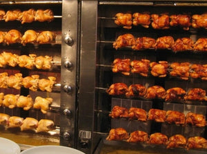 Rotisserie Chicken, Flame Show Cooking Catering or Drop Off Catering