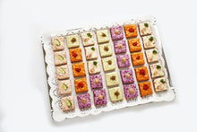 Load image into Gallery viewer, French Tartines Assorted Square with Spread: Fish - Liptauer - Tuna - Hummus - Salmon Goat Cheese $1,60/each
